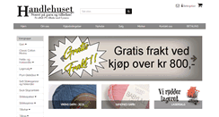 Desktop Screenshot of handlehuset.no