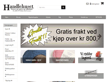 Tablet Screenshot of handlehuset.no